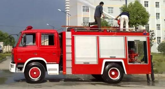 小型高压水罐消防车